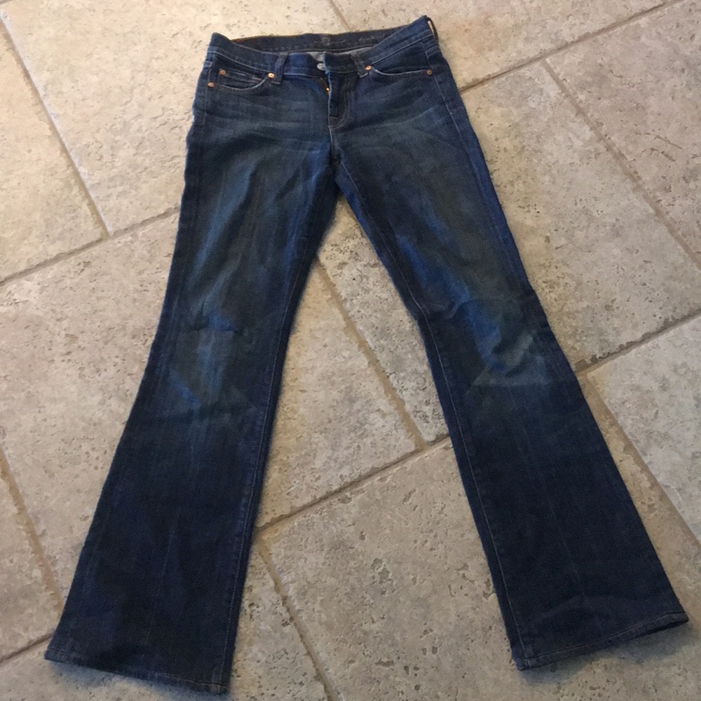7 for all mankind bootcut jeans size 25